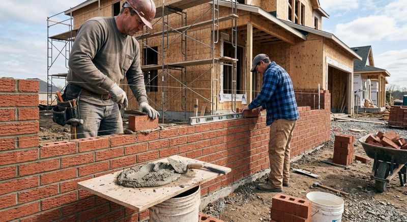 Brick Foundation Installation in West Hartford, CT