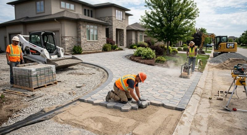 Paver Driveway Construction in Littleton, CO